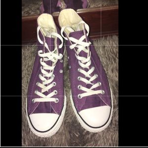 Purple High Top Converse