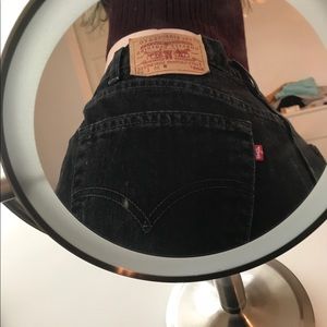Black Levi 505 Denim Jeans