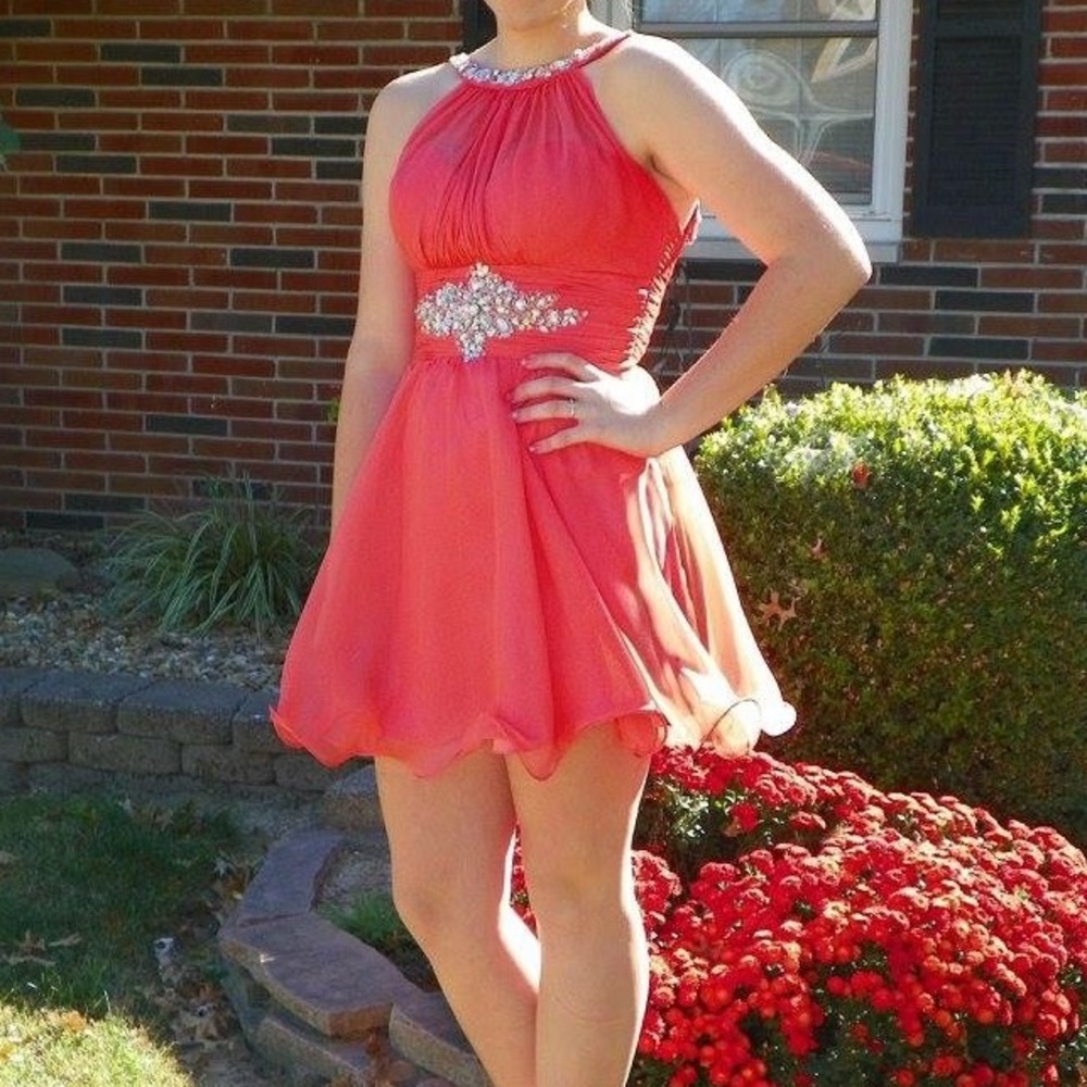 MacDuggal homecoming dress