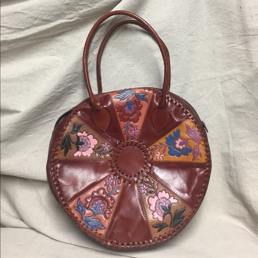 Handcrafted leather handbag