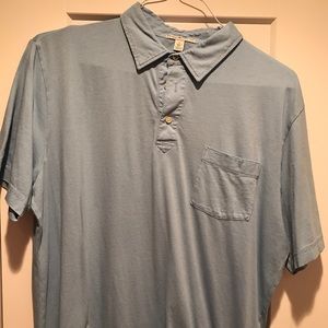 Peter Millar size L light blue polo