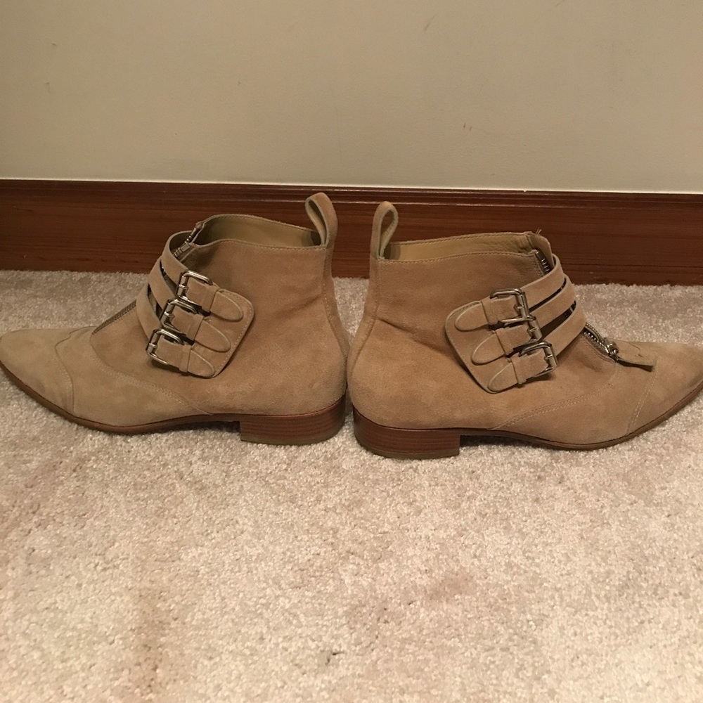 Tabitha Simmons Tan Booties (size 41)