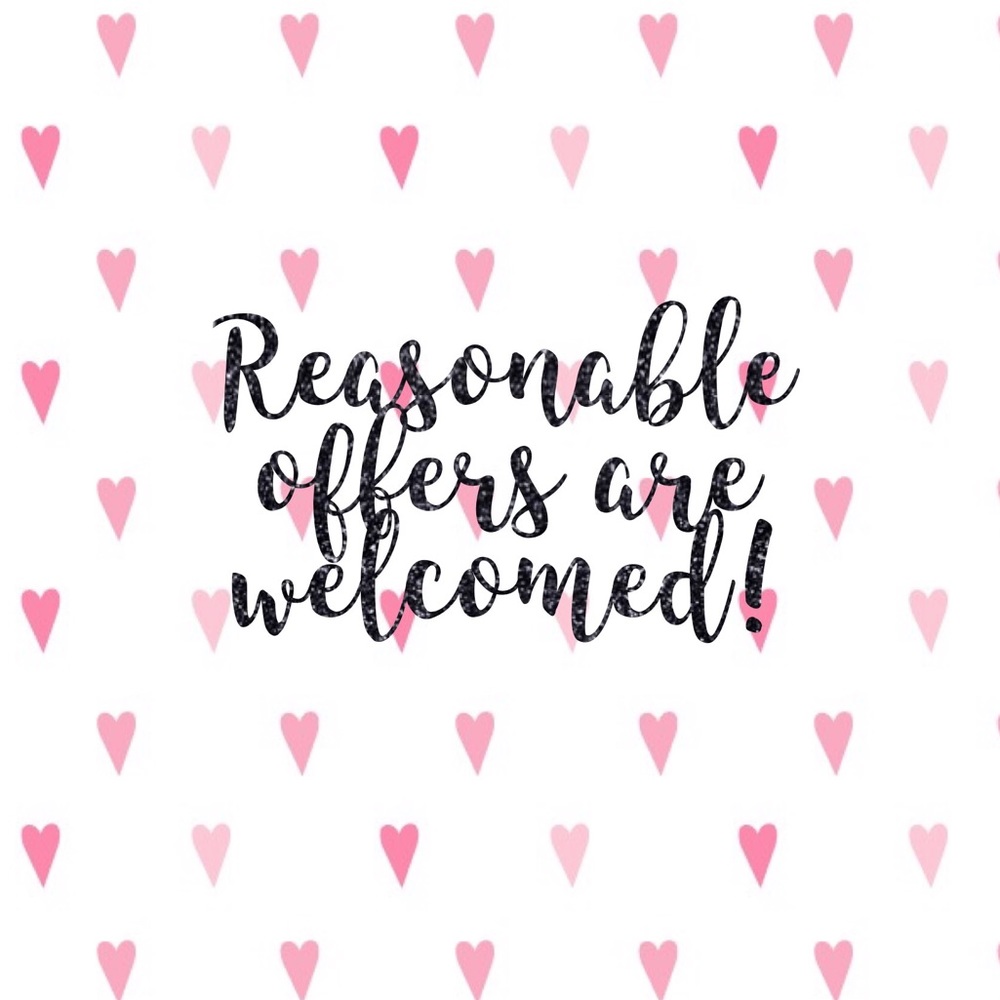 Reasonable offers are welcomed!