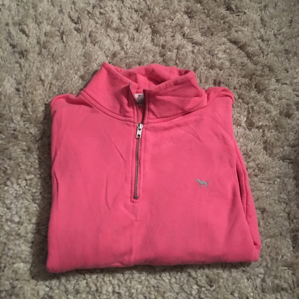 VS pink 1/4 zip