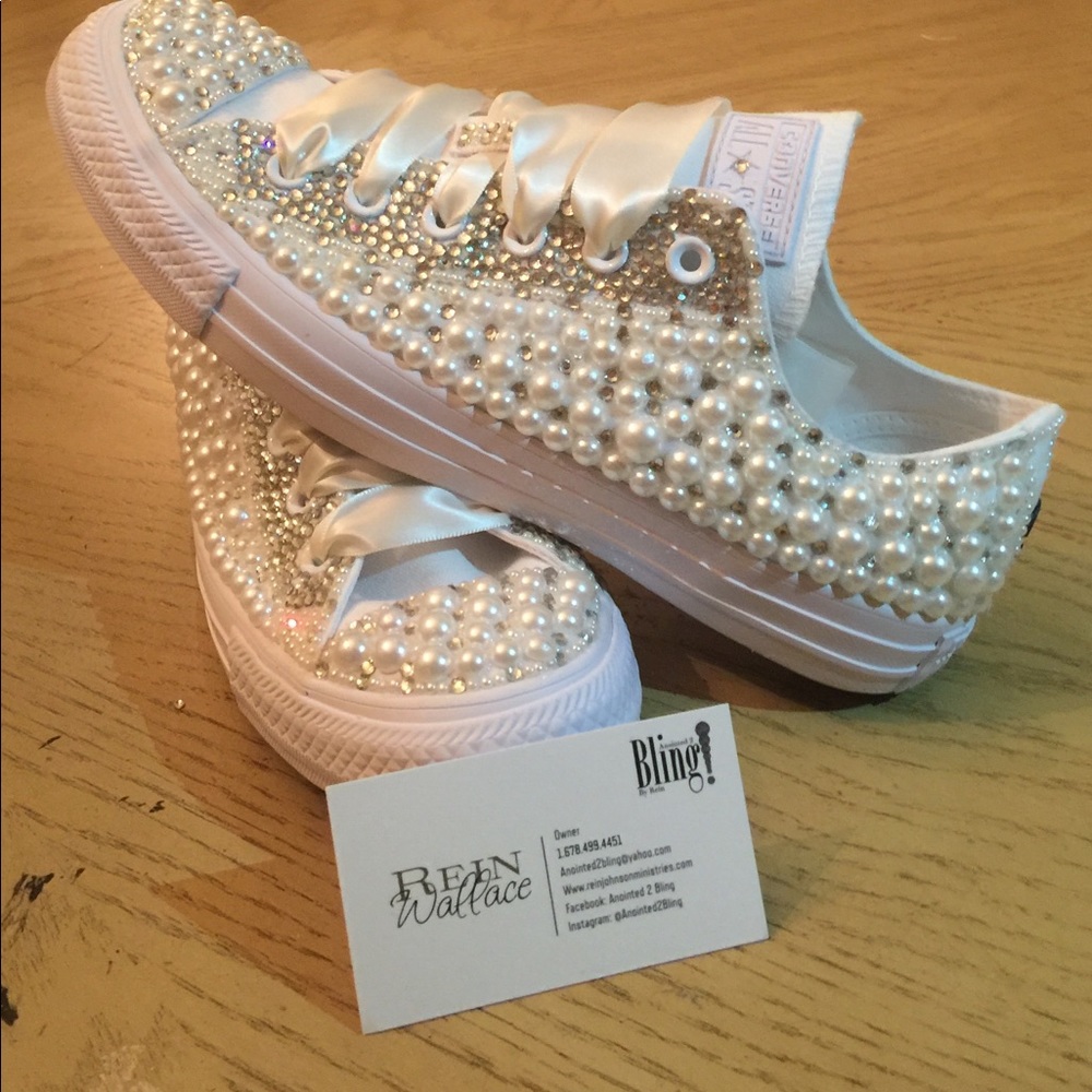 Pearl & Crystal Custom Converse