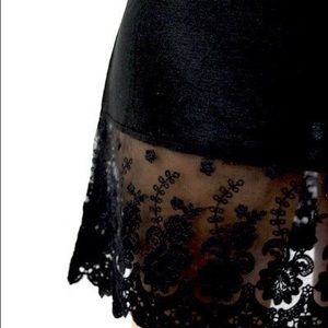 Buckle Slip With Lace detail