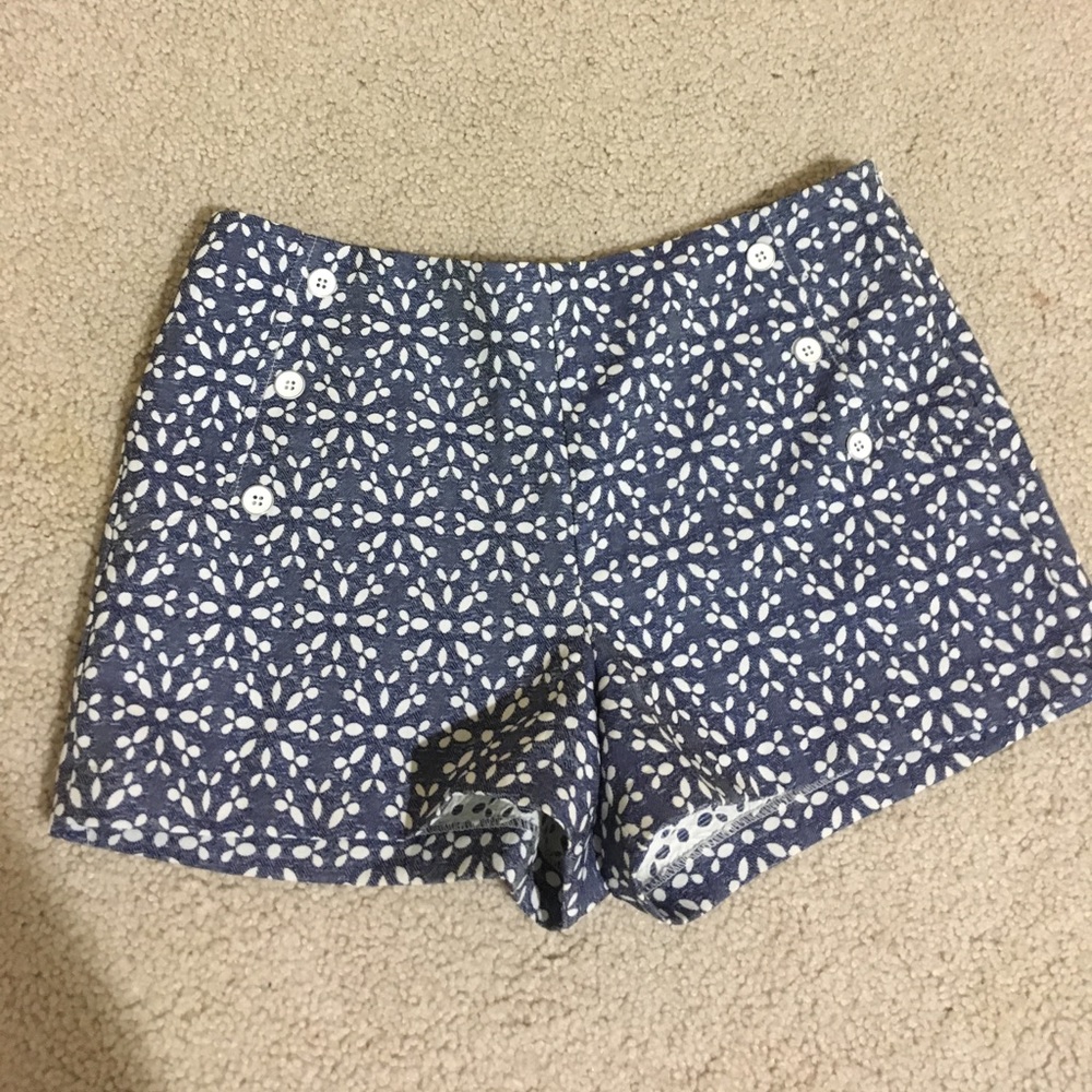 Flower sailor shorts