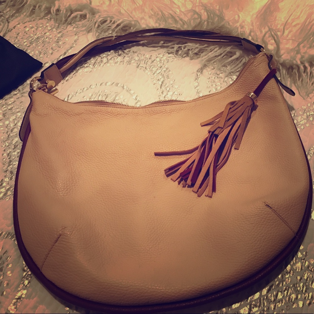 Leather bag 12 inches high 13 inches wide