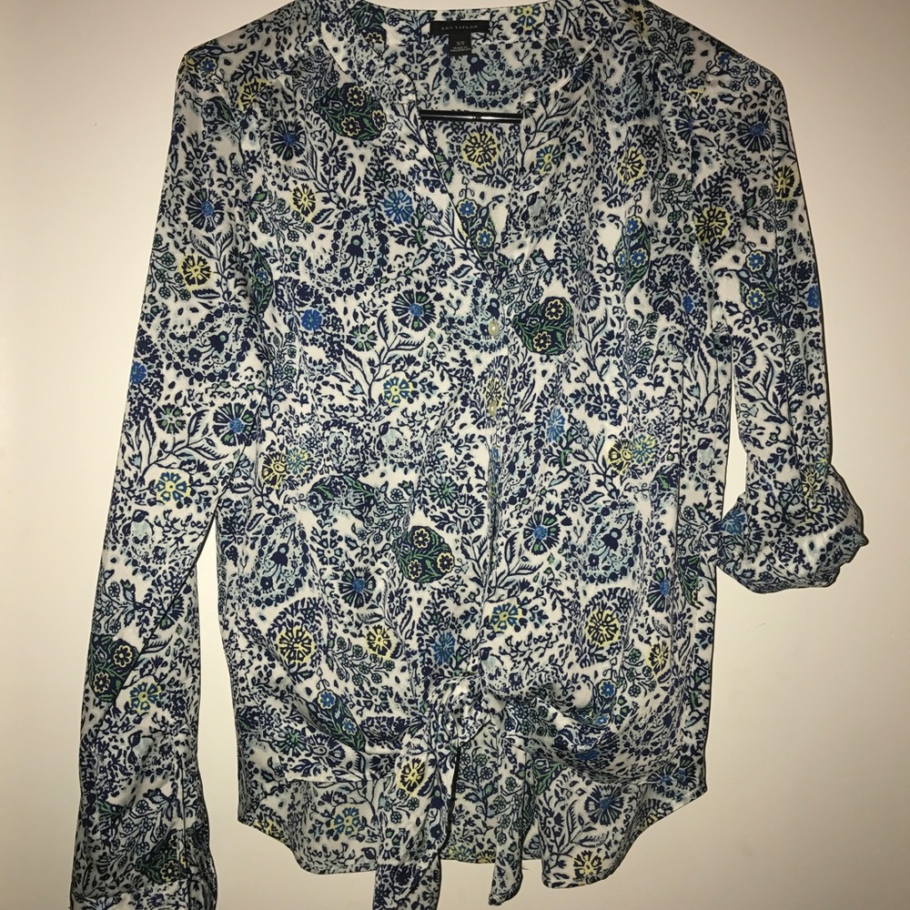 Ann Taylor Floral Shirt