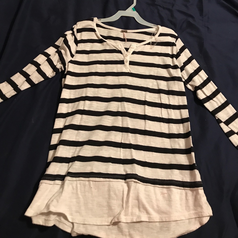Black and white striped shirt