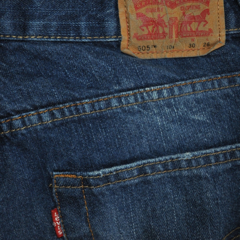 Boys Levis 505 Straight Leg Jeans 10 Husky