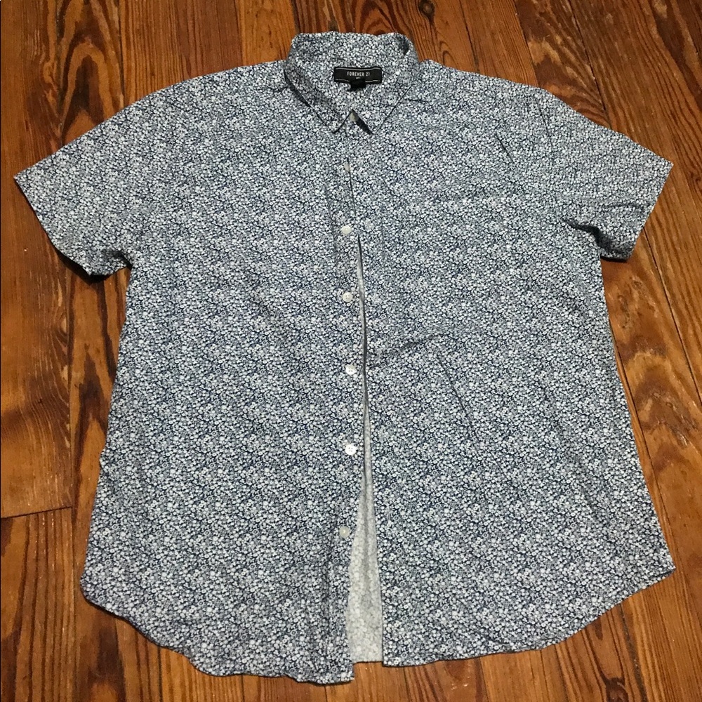 Men's Forever 21 Floral Shirt