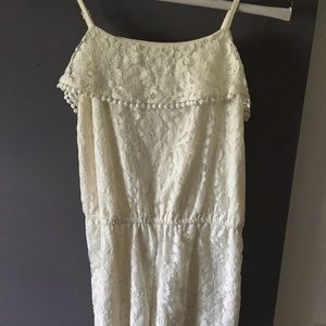 White Lace Romper!