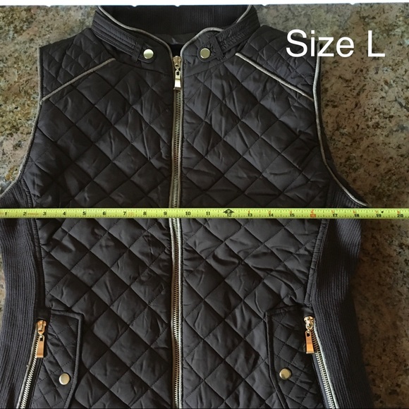 DONATED..brown zipper up vest - Picture 4 of 5