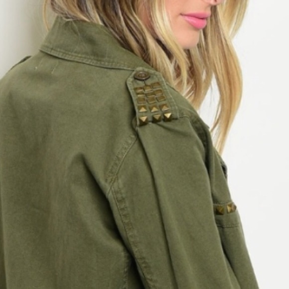 Last 1!🍃Olive Utility Jacket - Picture 3 of 3