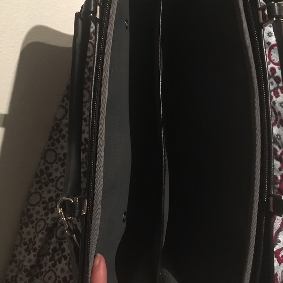 Chiarugi Black Double Handle Leather Briefcase - Picture 8 of 8