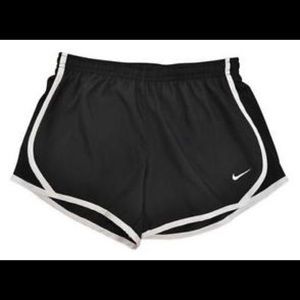 Nike Dri-fit Tempo Running Shorts black and white