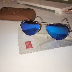 Ray-Ban sunglasses, Blue Flash lens (55mm)