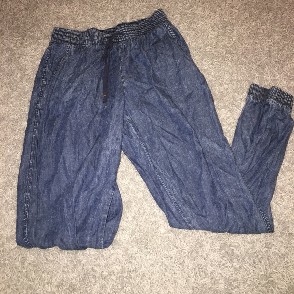 Forever 21 - Medium Wash Denim Joggers