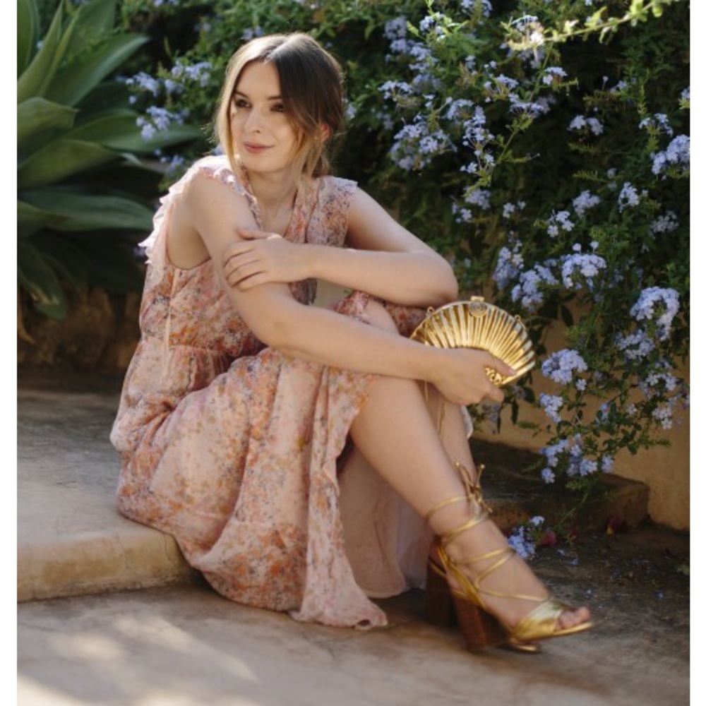 Anthropologie HD in Paris Sudra Dress in Pink