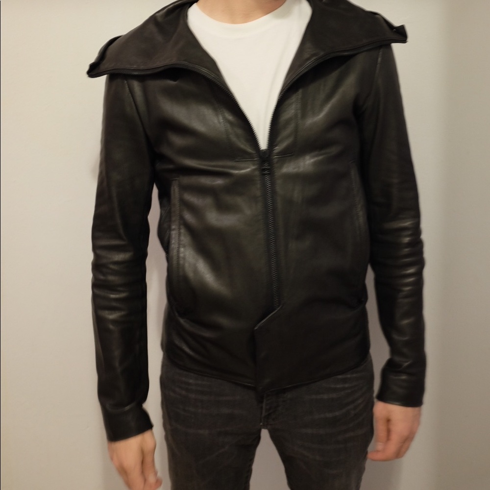 Helmut Lang Lambskin Leather Jacket, new condition