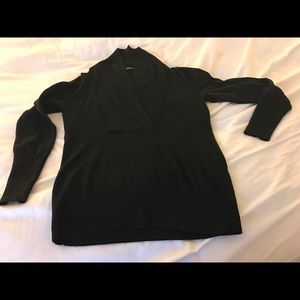 Banana Republic black cashmere blend sweater