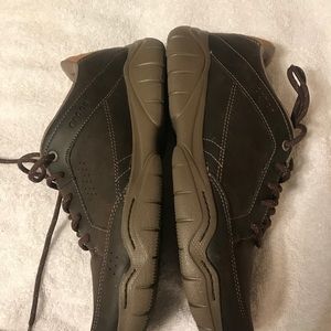 New Men's Swiftwater Hiker Leather Crocs 10M