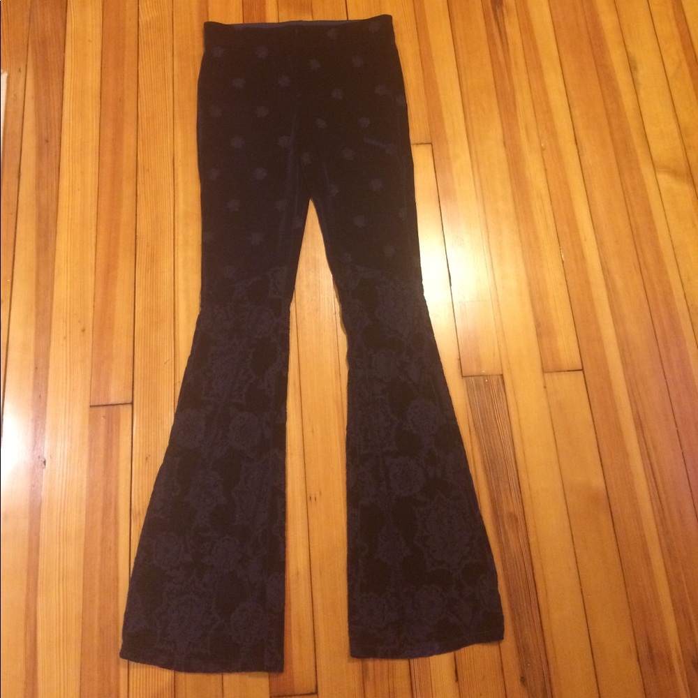 Free People Velvet Flares