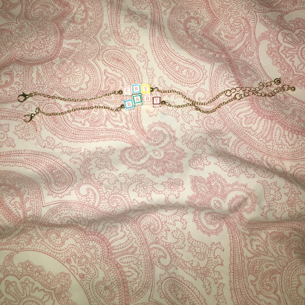 Melanie Martinez Cry baby blocks bracelet