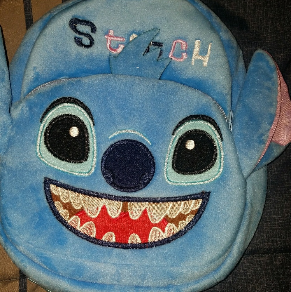 Disney Stitch mini plush backpack toddlers kids