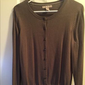 Banana Republic brown cardigan