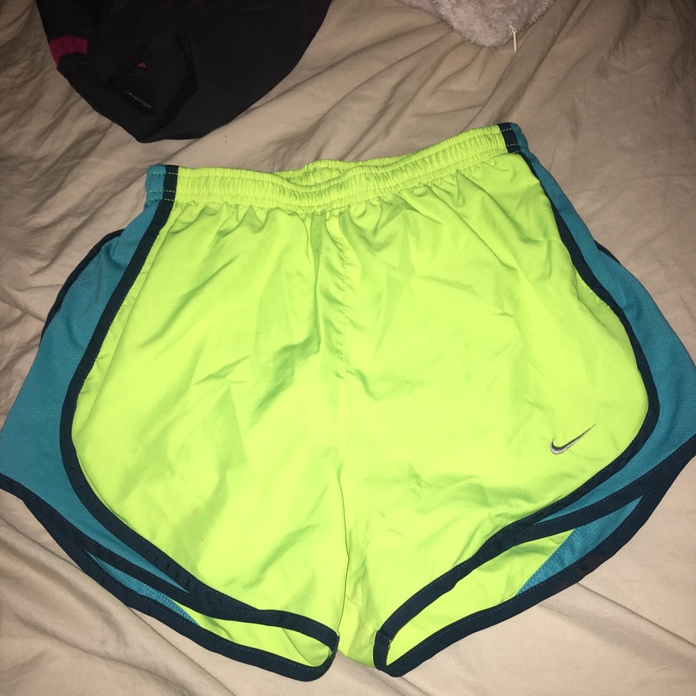 Nike Dri-fit Temp running shorts yellow