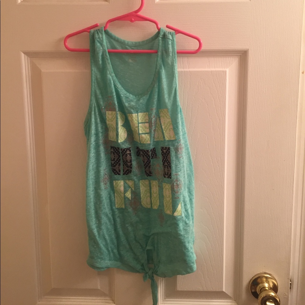 Girls "BEAUTIFUL" tank top