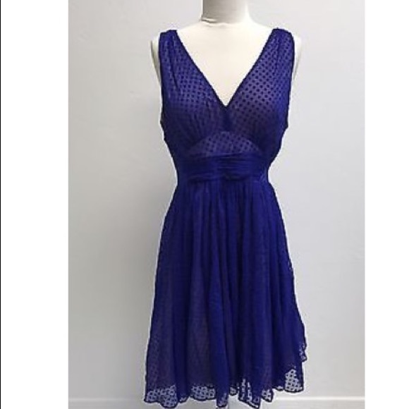 Anthropologie HD in Paris Clip Dot Dress Size 8 - Picture 4 of 7