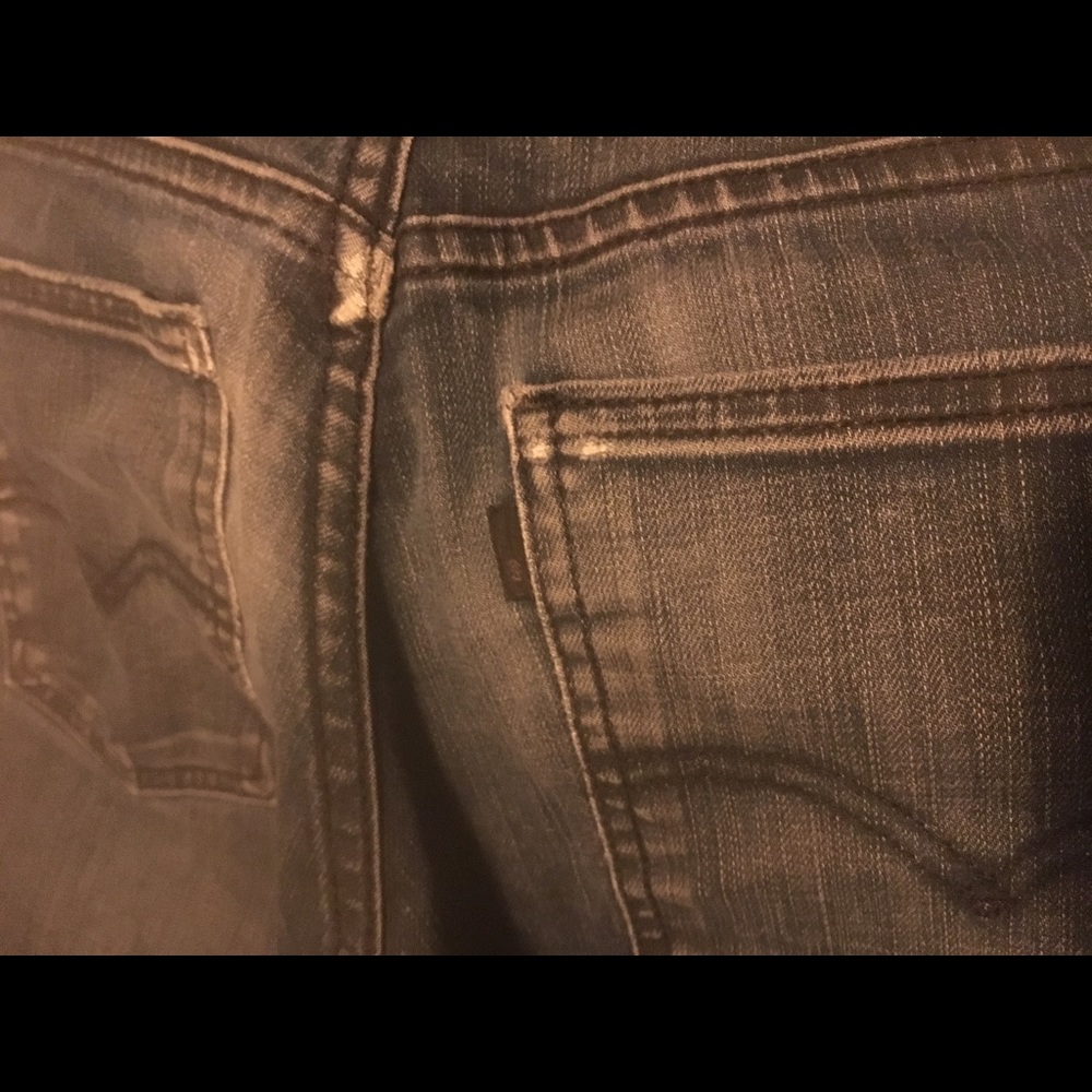 Levis jeans 👖 511 blk stitching, black labels