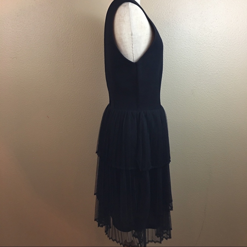 🍍🍍LAST ONE! Open Back Pleat Tulle Cocktail Dress - Picture 5 of 8