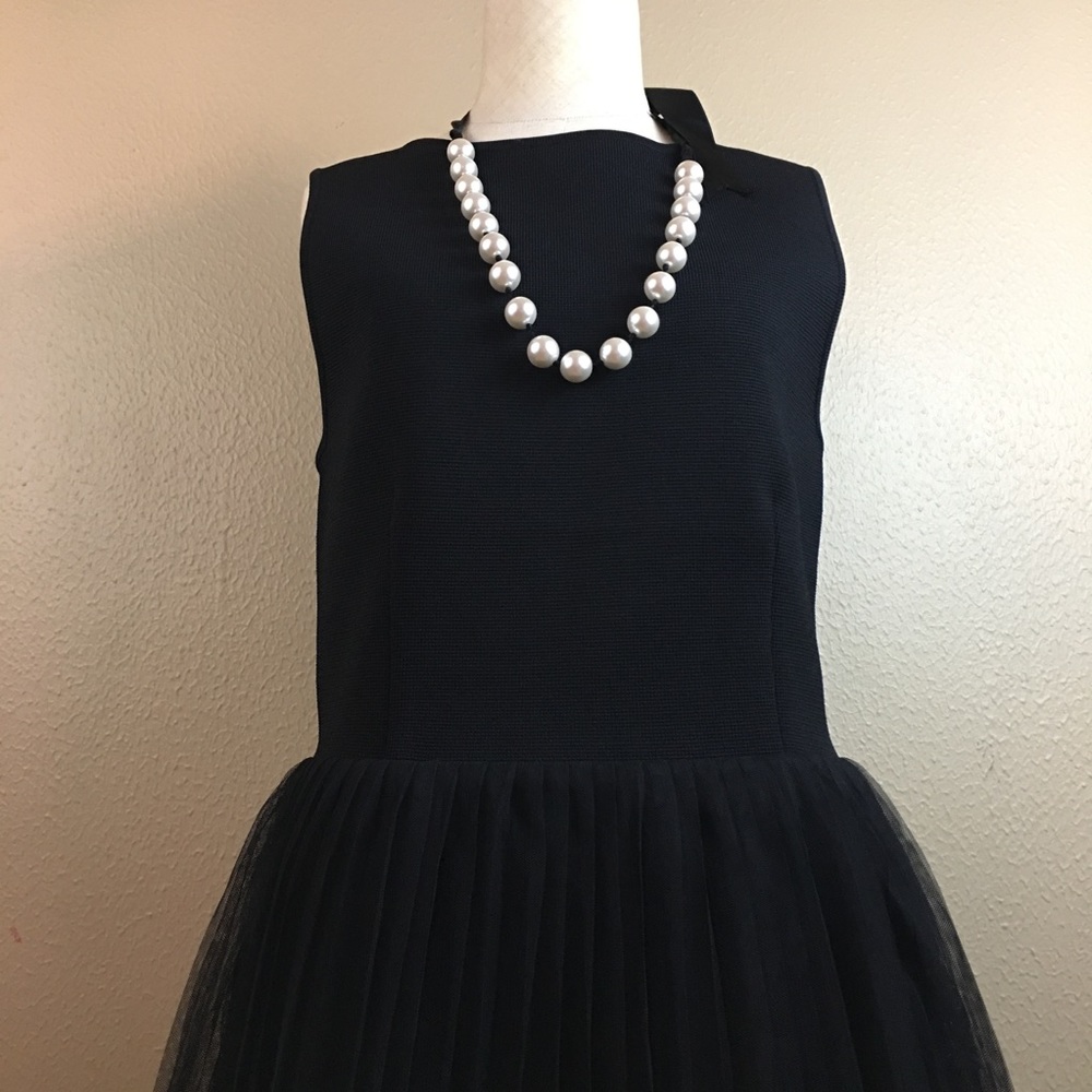 🍍🍍LAST ONE! Open Back Pleat Tulle Cocktail Dress - Picture 7 of 8