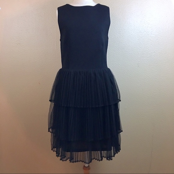 🍍🍍LAST ONE! Open Back Pleat Tulle Cocktail Dress - Picture 2 of 8