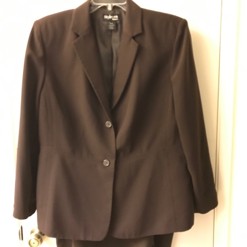 Style & Co. Brown suit with skirt