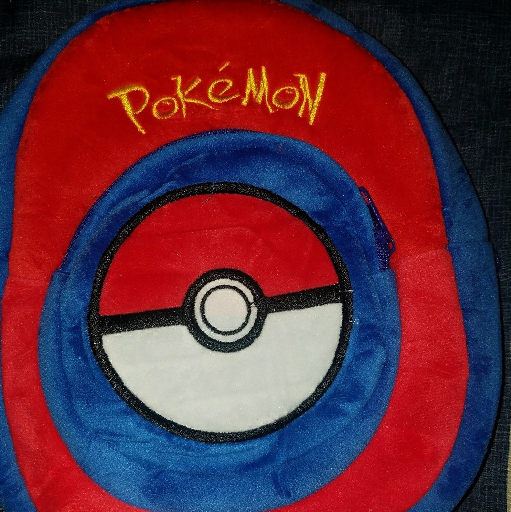 Pokemon plush backpack toddlers kid size