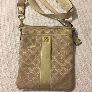 Gold Coach Satchel