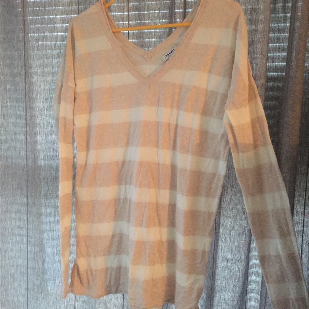 ☘Striped lightweight v-neck sweater☘