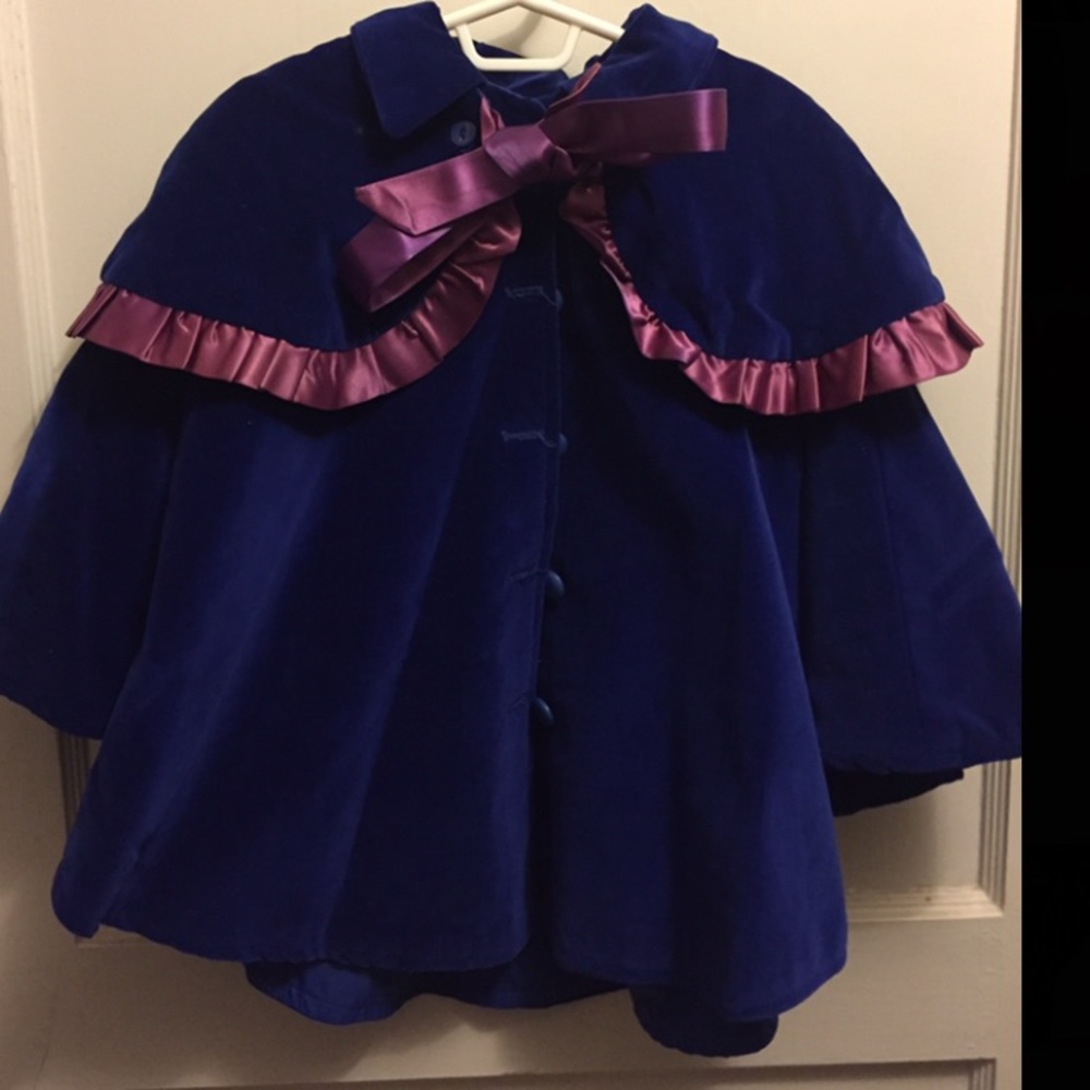 Velvet Poncho/Cape
