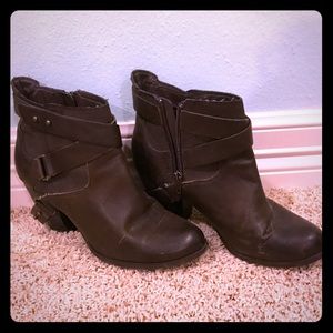 Brown Heel Boots