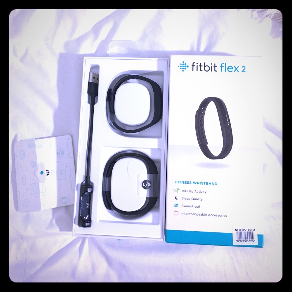 Fitbit Flex 2 Black Small and Large Wristband