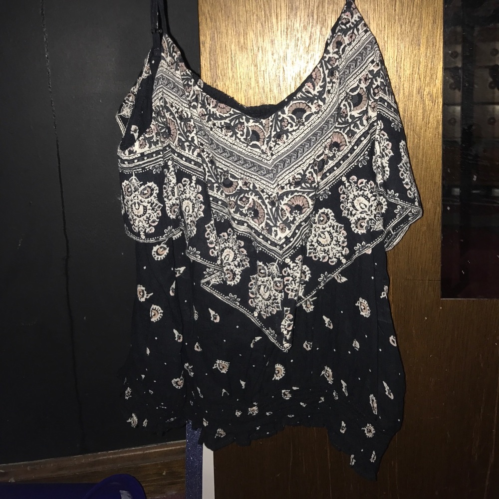 American Eagle b&w bubble tank