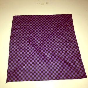 Purple Checkered Scarf