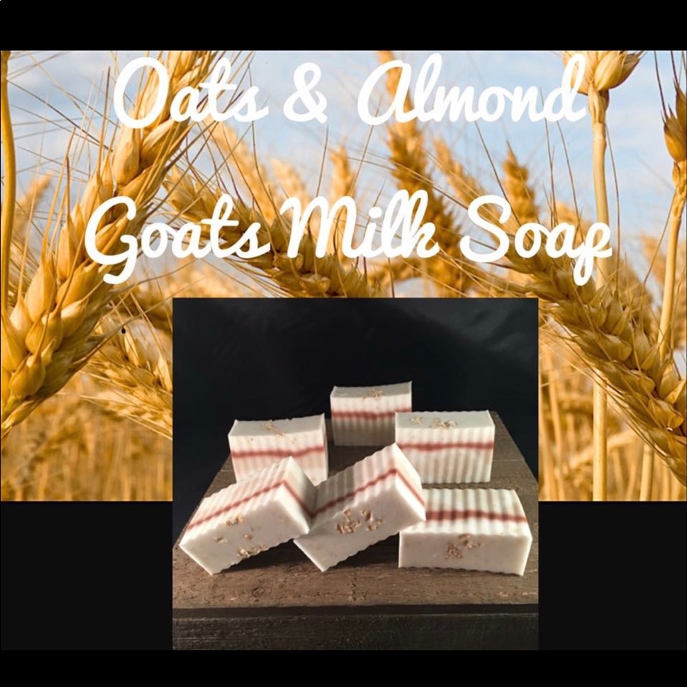 Oats and almond goats milk soap