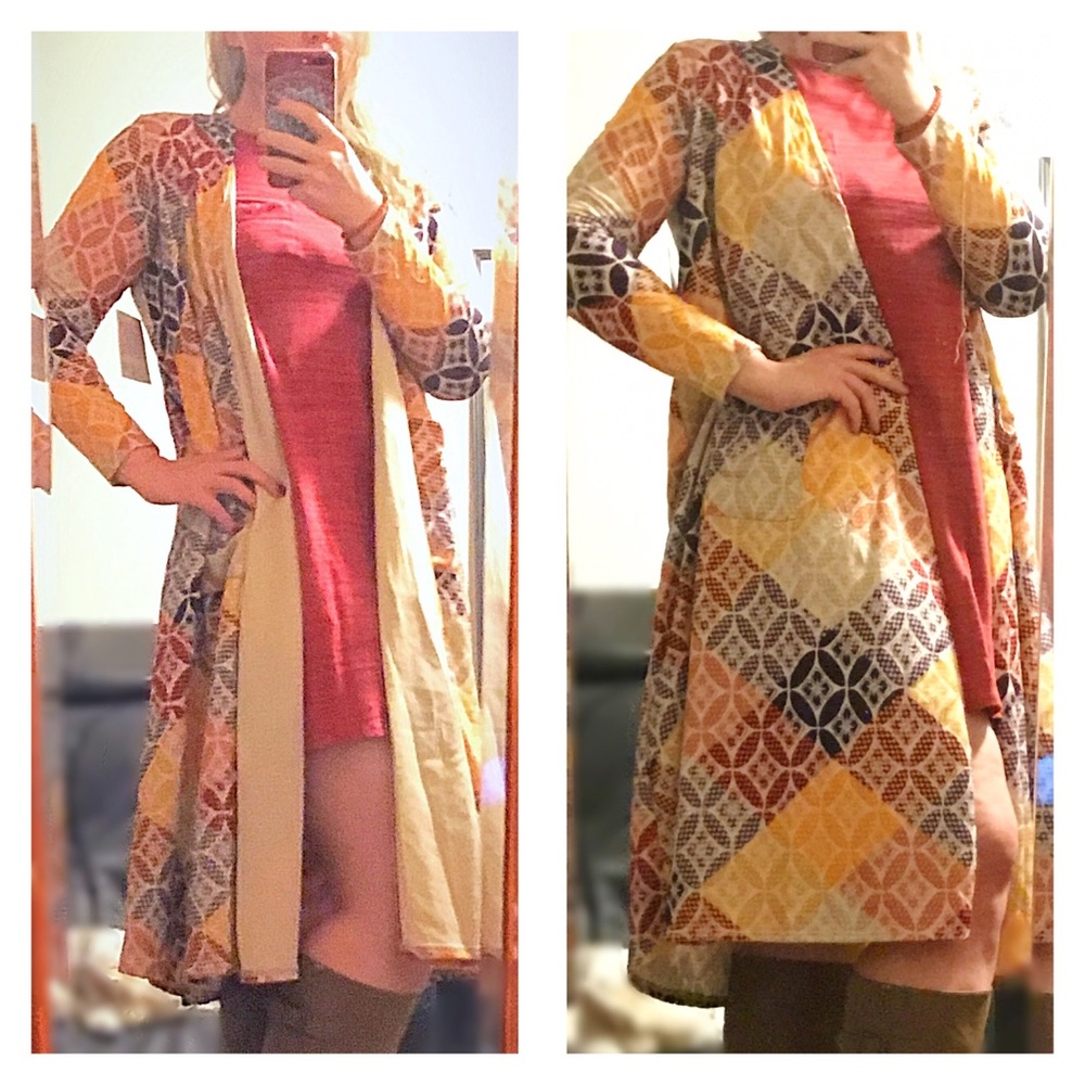 Cream and Multicolor Sarah - Soft and Stretchy