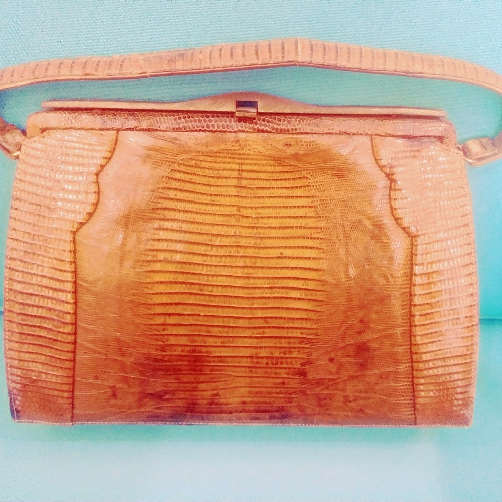 Vintage 1950's Genuine Alligator skin Fabulous